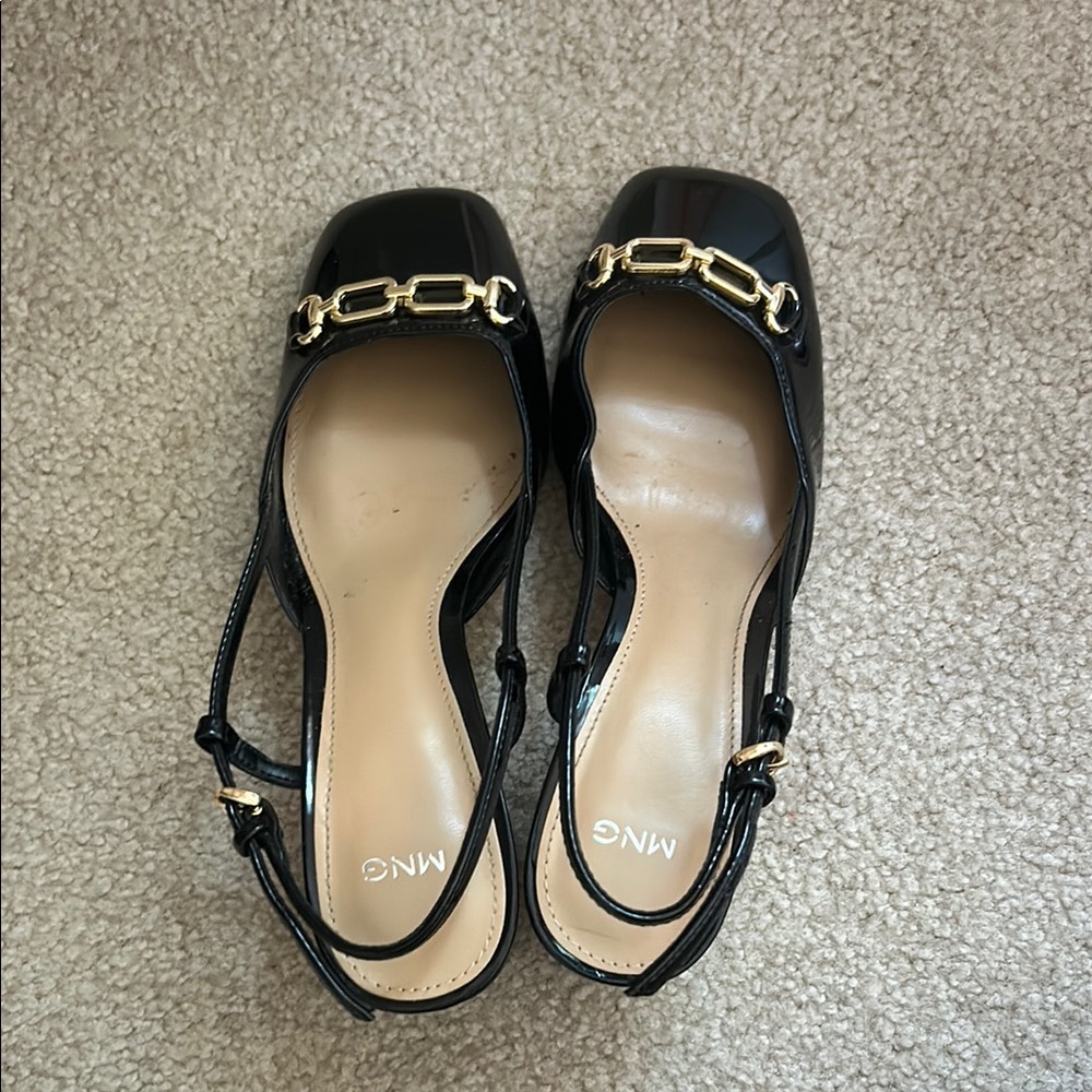 Cute slingback kitten heels